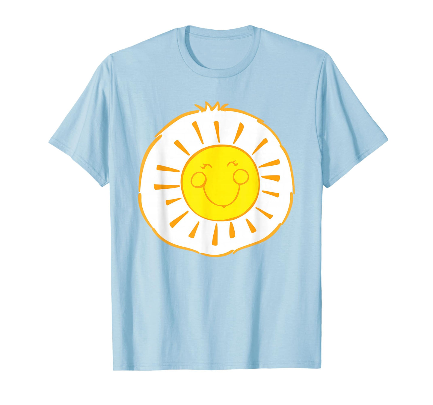 Care Bears Funshine Bear Belly Easy Halloween Costume Cute T-Shirt