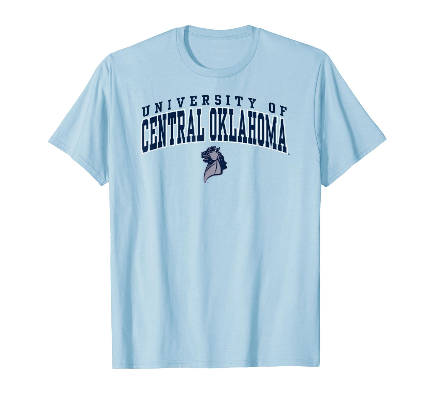 Central Oklahoma Bronchos Arch Over Gray Officially Licensed T-Shirt