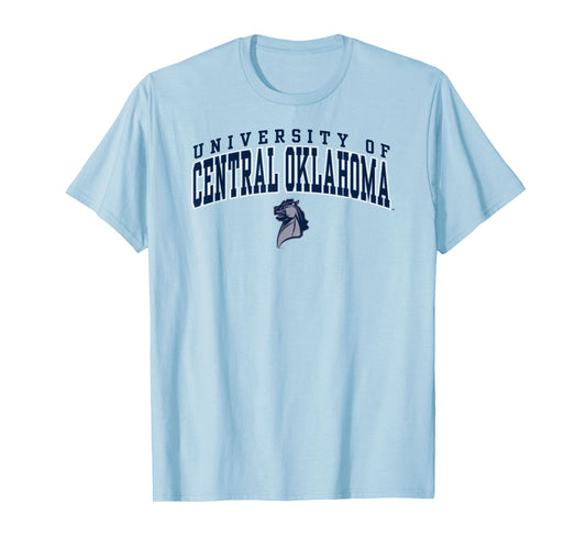 Central Oklahoma Bronchos Arch Over Gray Officially Licensed T-Shirt