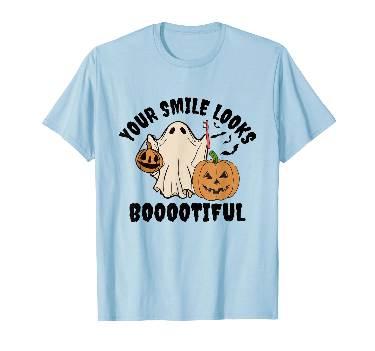 Halloween Pediatric Dental Assistant Spooky Dental Hygienist T-Shirt