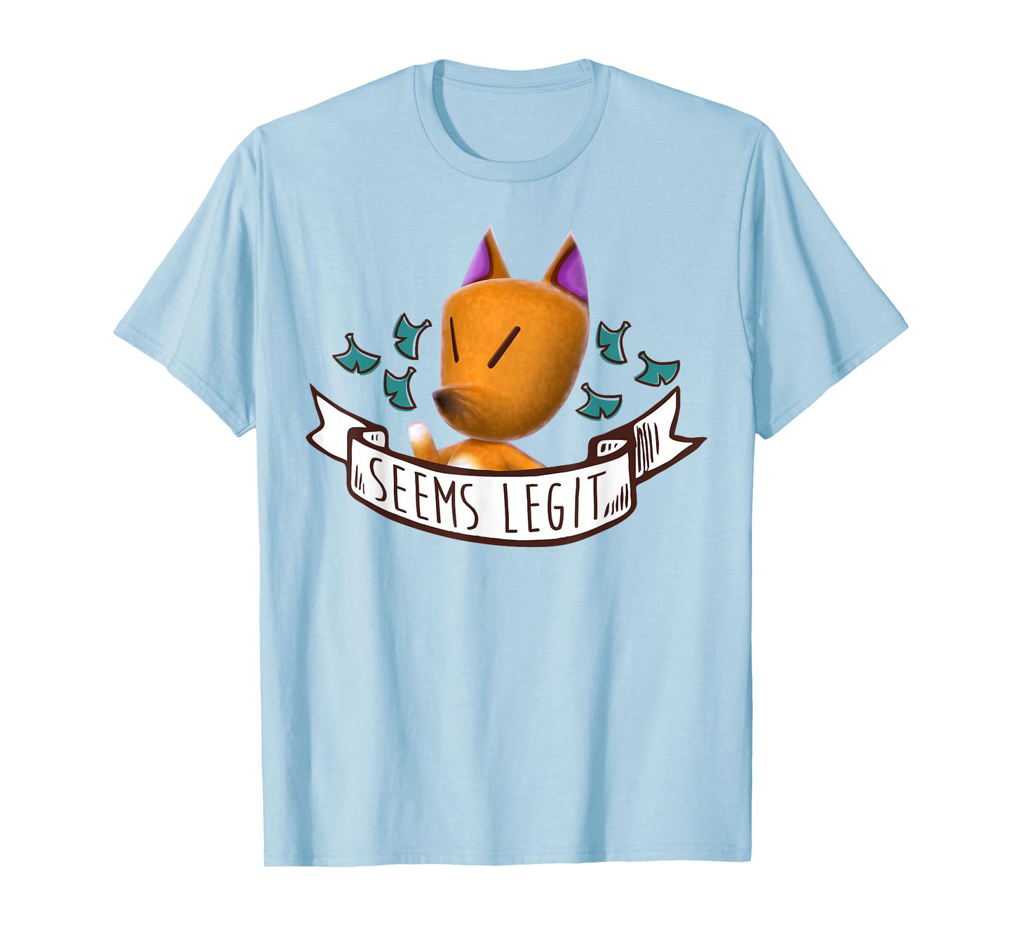 Nintendo Animal Crossing Redd Seems Legit Graphic T-Shirt