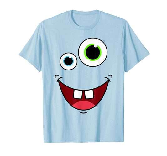 Funny Silly Monster Face Group Costume Birthday Halloween T-Shirt