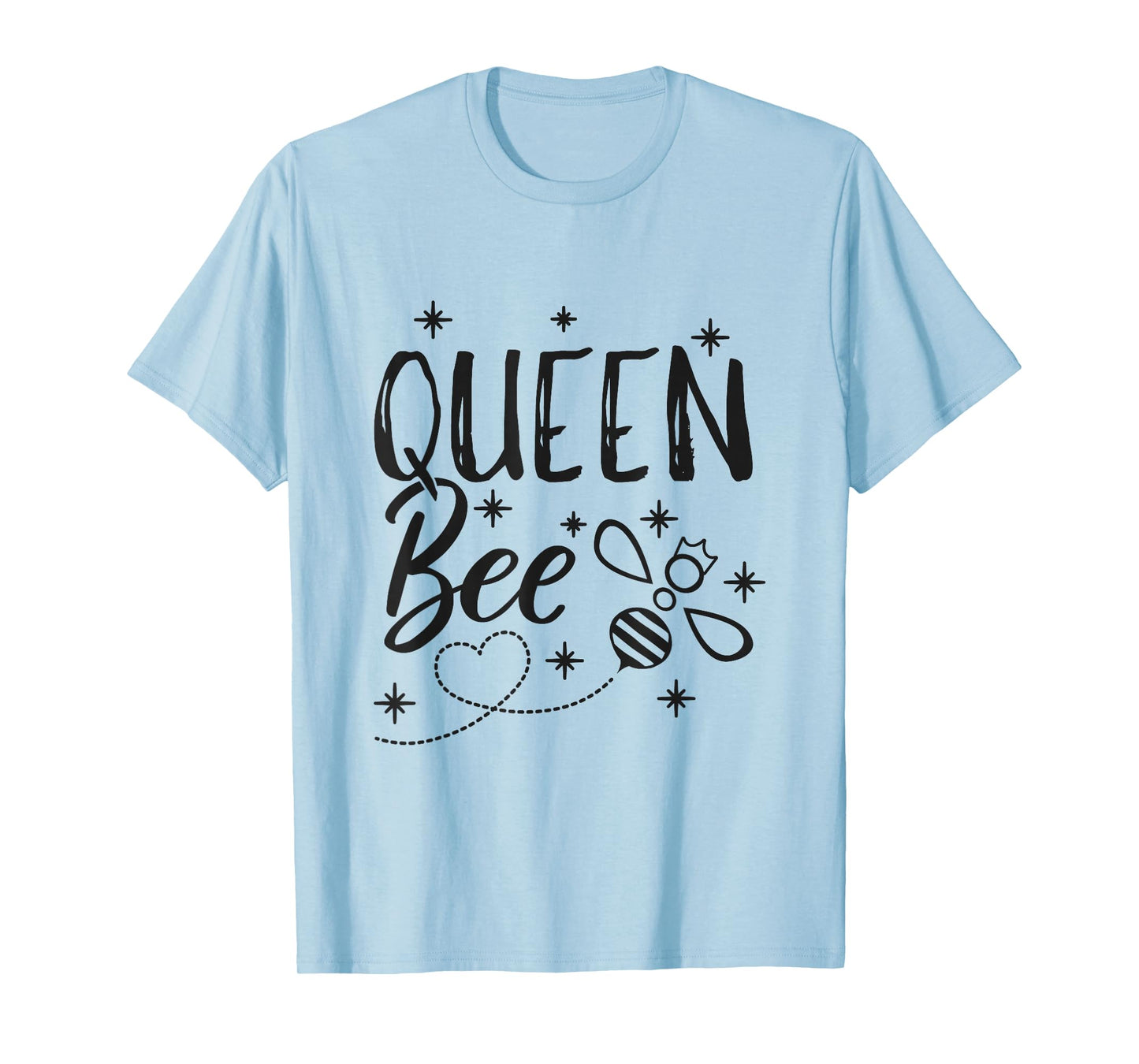 Funny Beekeeping Gift Queen Bee Crown Bee Queen T-Shirt