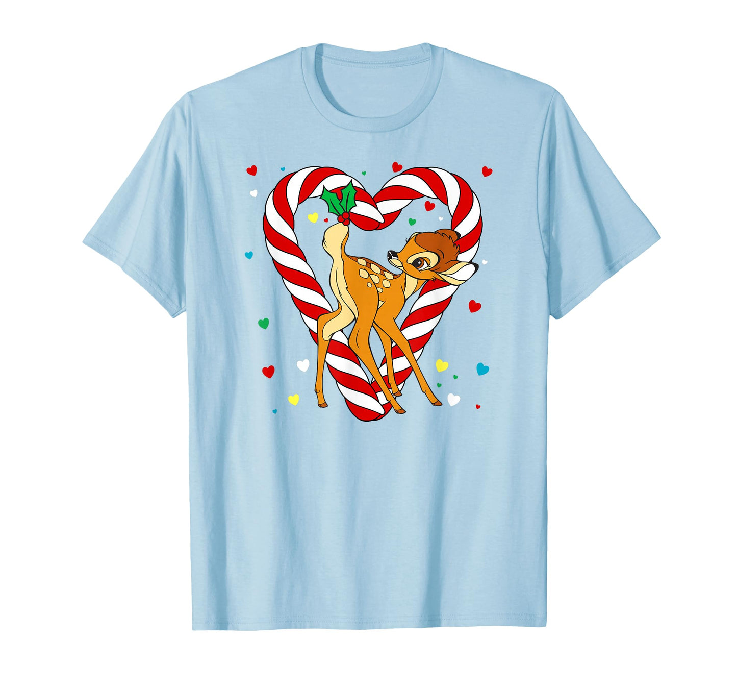 Disney - Bambi Candy Cane Holiday T-Shirt