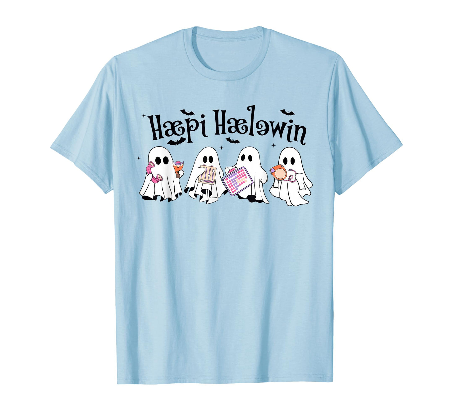 Speech Therapy SLP Ghost Speech Therapist Happy Halloween T-Shirt