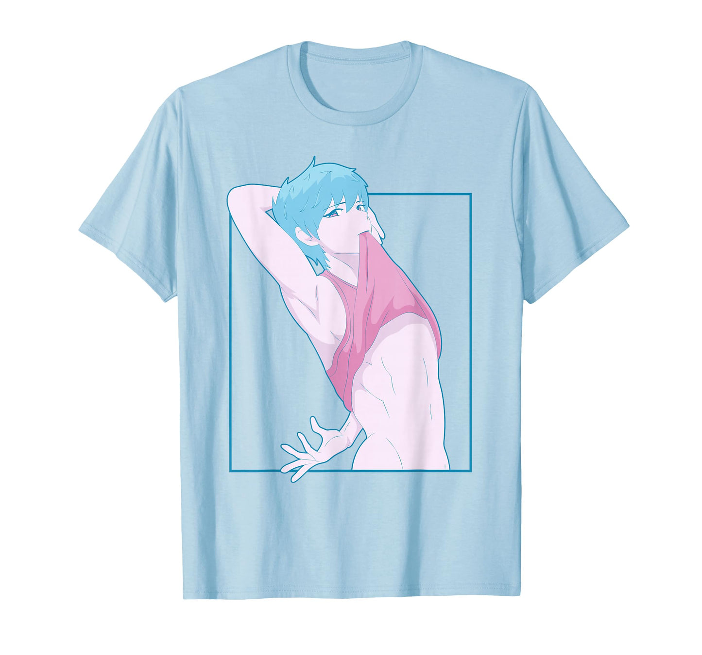 Femboy Anime Boy Aesthetic Crossdressing Yaoi Pastel T-Shirt