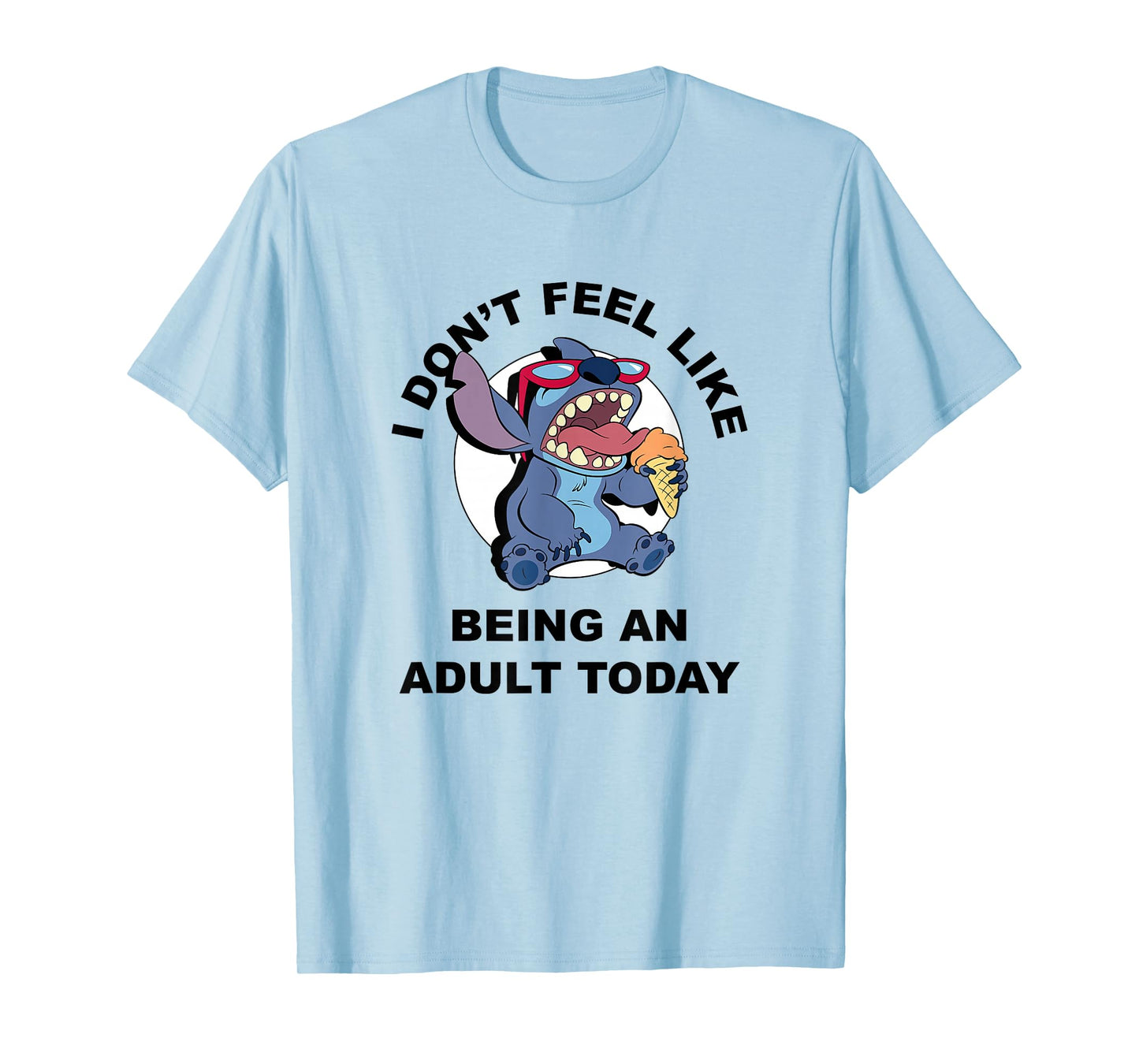 Disney Lilo & Stitch I Don't Feel Like Being An Adult Today T-Shirt