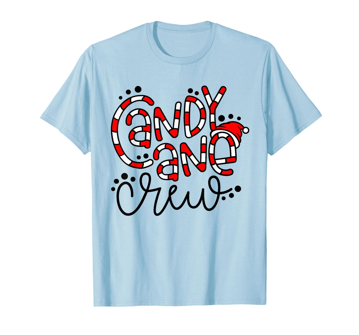 Candy Cane Crew Christmas Xmas Love Candy Boys Girls Kids T-Shirt