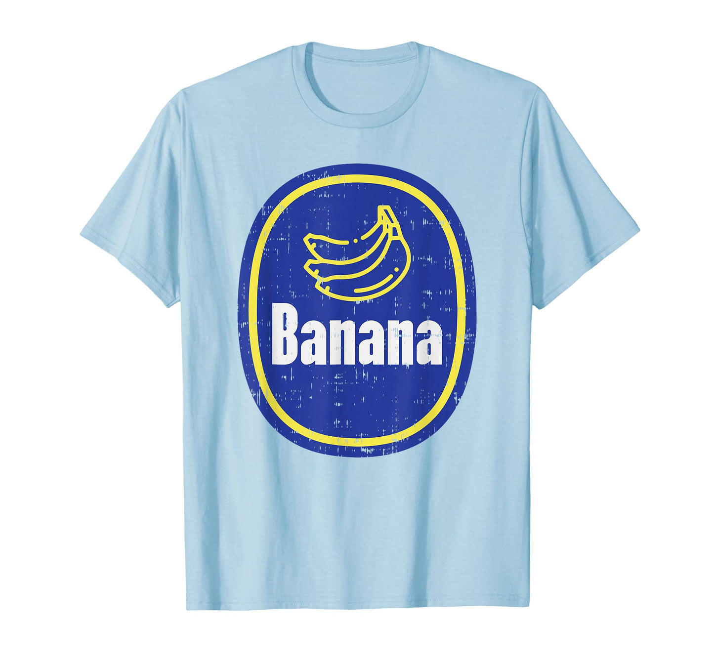 Banana Sticker Funny Fruit Lazy DIY Easy Halloween Costume T-Shirt
