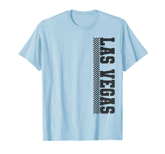 Las Vegas Checkered Racing Flag Iconic Las Vegas T-Shirt