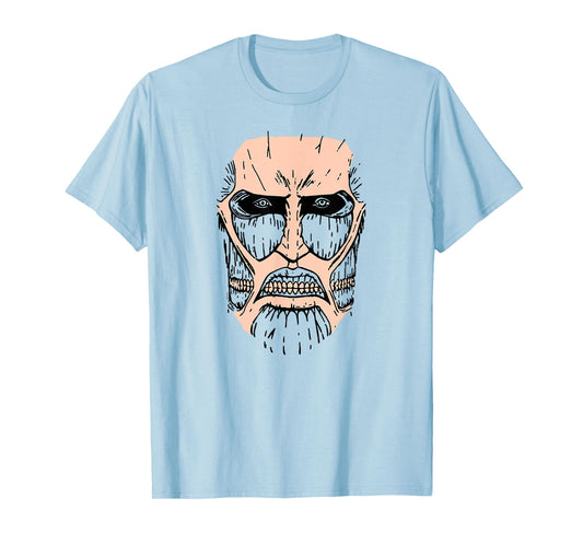 Attack on Titan Colossal Titan Face Costume Anime T-Shirt
