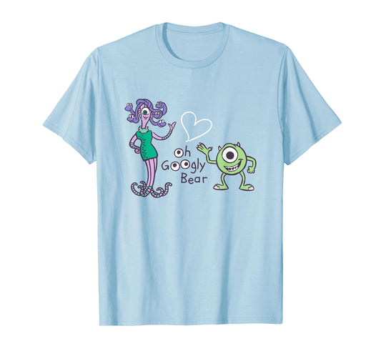 Disney Pixar Monsters Inc. Mike Celia Oh Googly Bear Logo T-Shirt