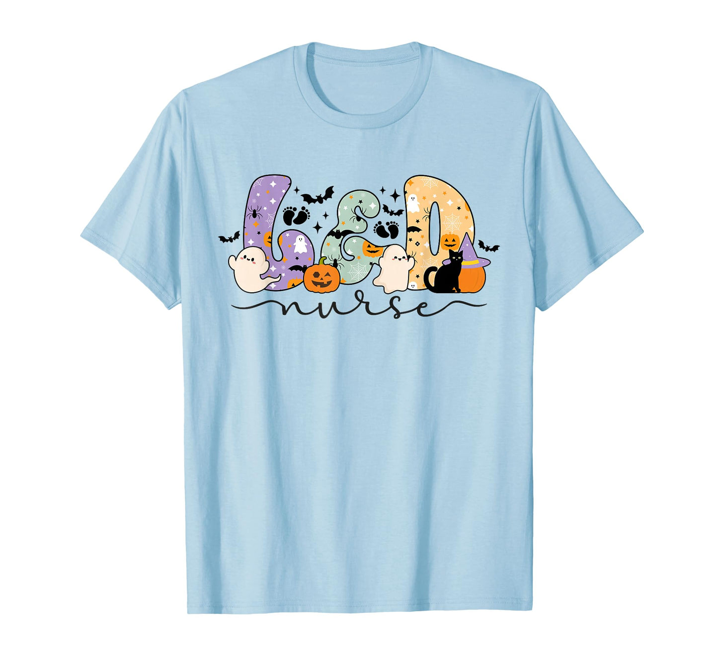 Spooky L&D Nurse Halloween L&D Nursing T-Shirt