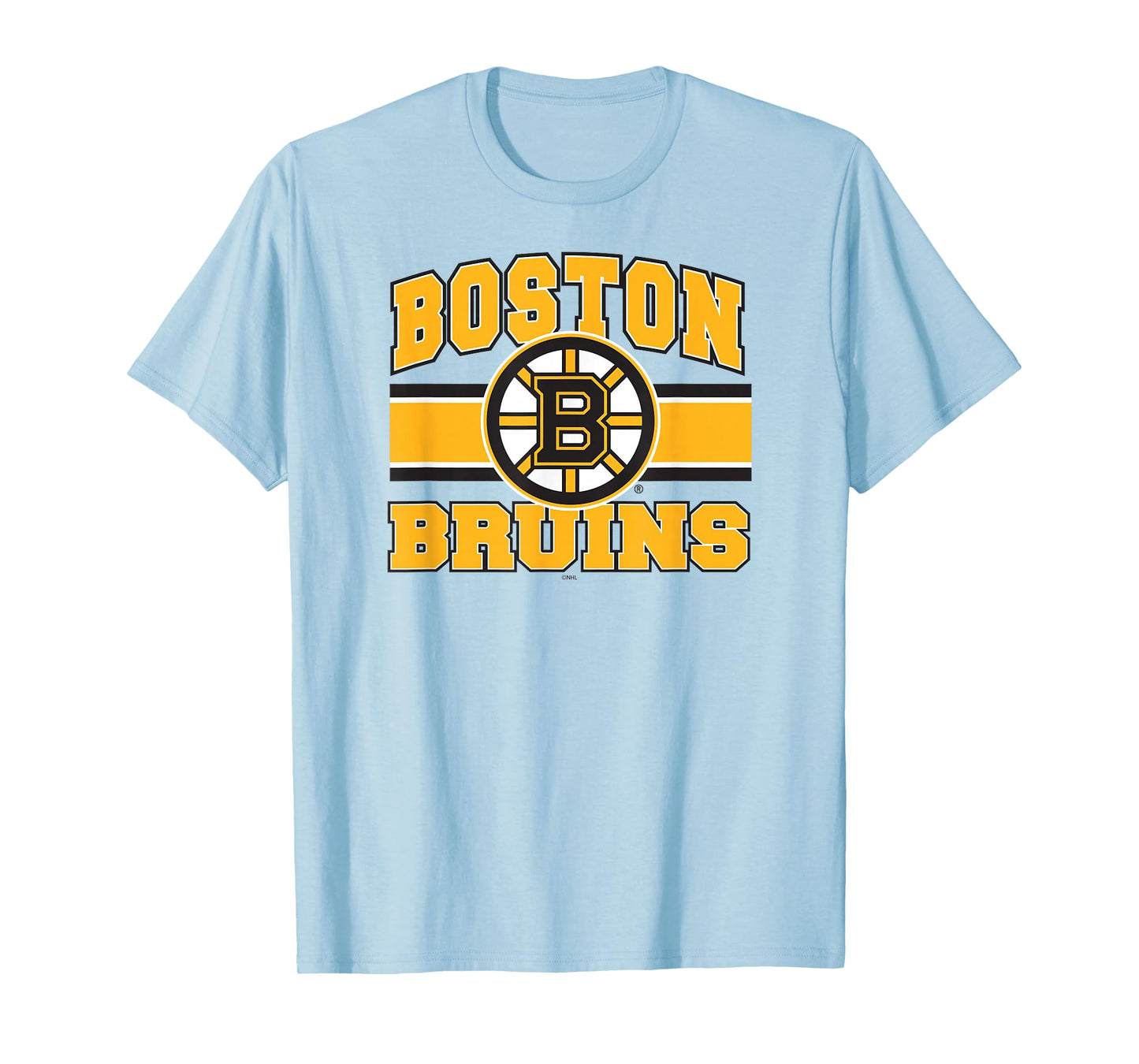 Boston Bruins Stripe Gray Officially Licensed T-Shirt