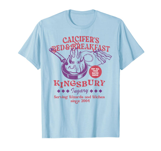 Calcifers Bed and Breakfast Japanese retro anime theme T-Shirt