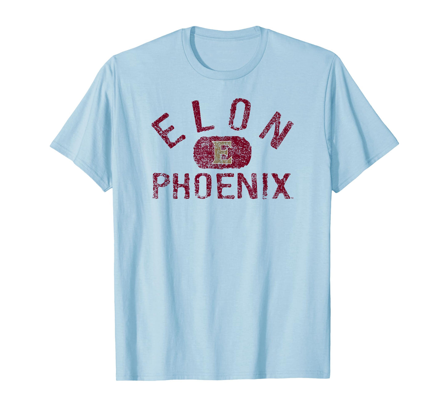 Elon Phoenix Vintage Logo Gray Officially Licensed T-Shirt