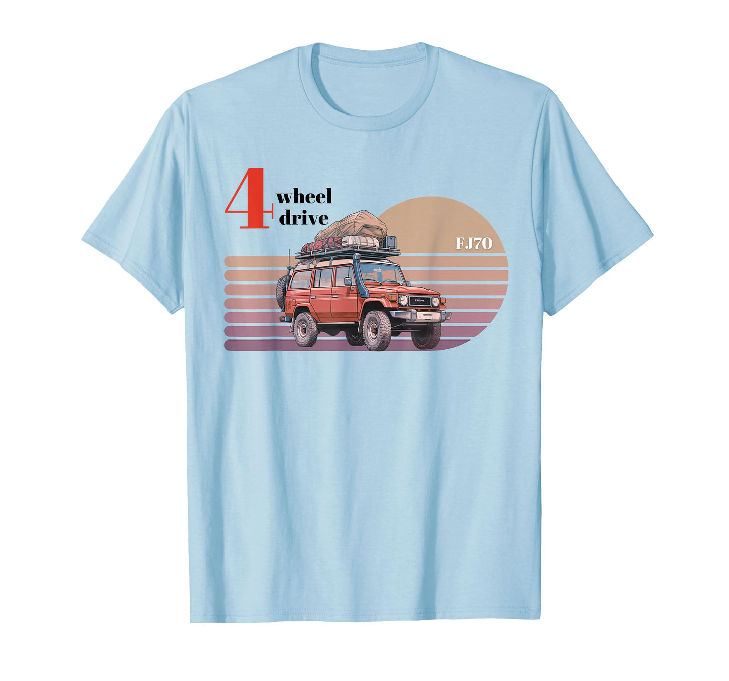 FJ70 4 Wheel drive 4x4 off road adventure T-Shirt