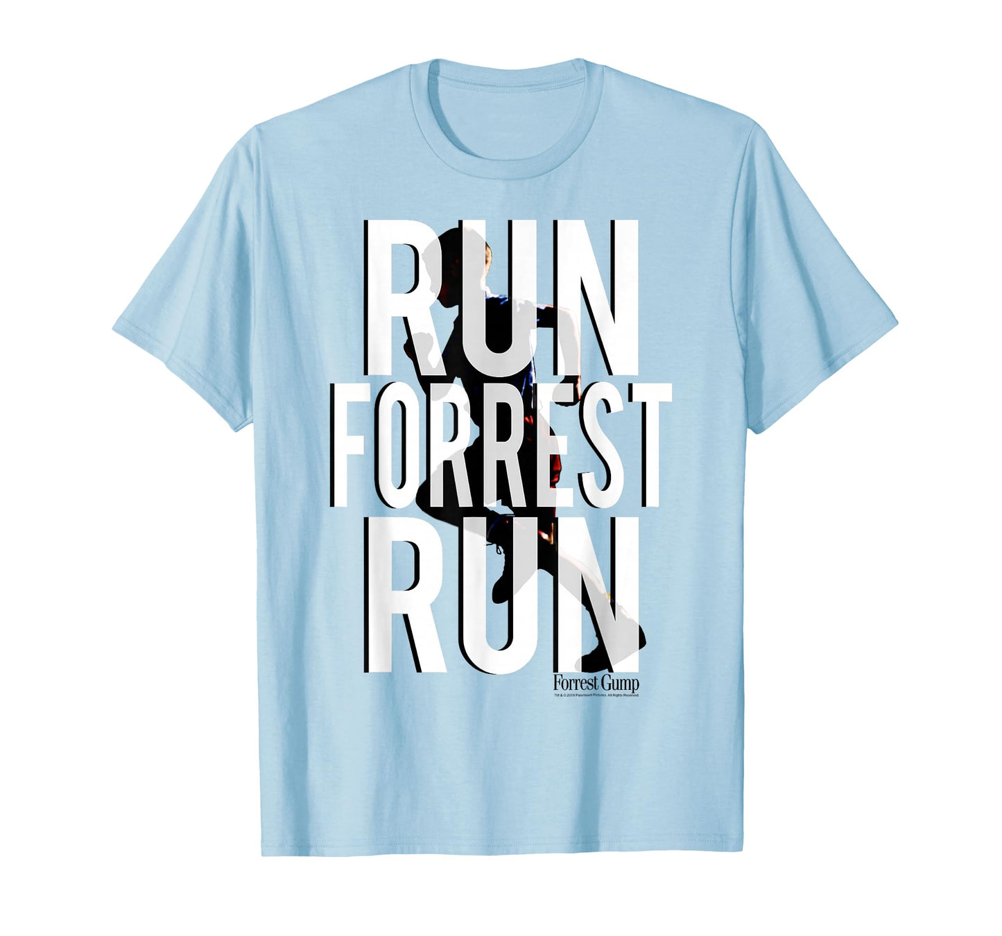Forrest Gump Run Forrest Run Silhouette T-Shirt