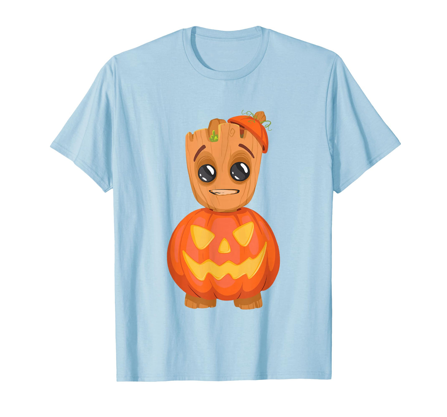 Marvel Classic Halloween Baby Groot Cute Pumpkin Costume T-Shirt