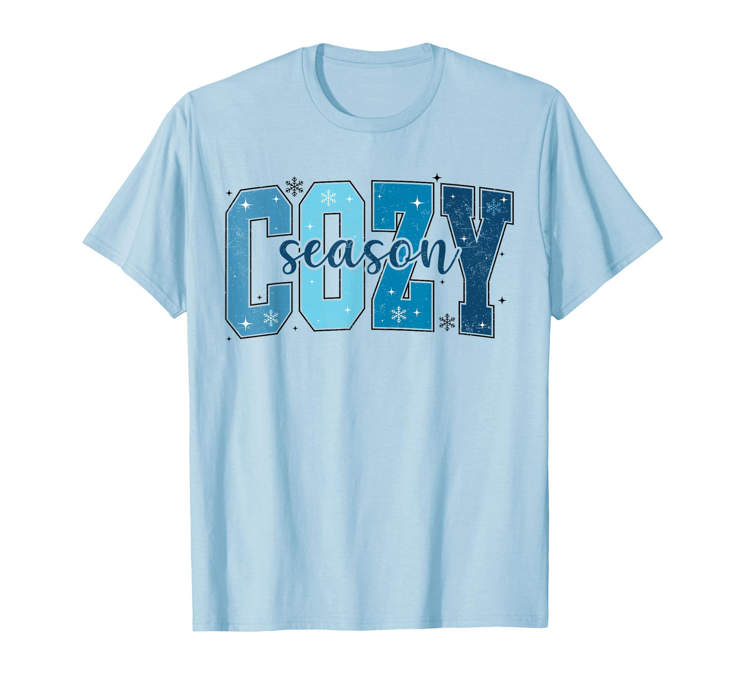 Retro Cozy Season Cute Winter Vibes Tis the Season Christmas T-Shirt