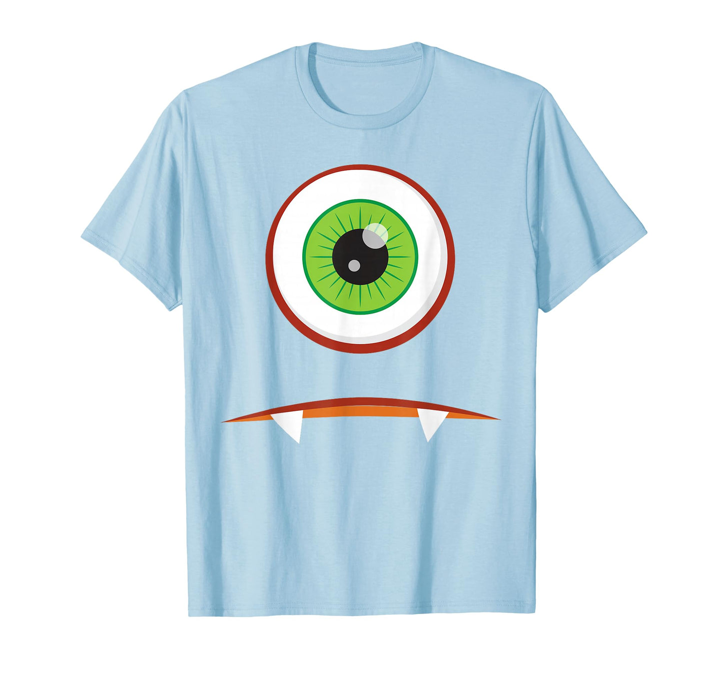 Cute Monster Face Halloween Group Costume T-Shirt