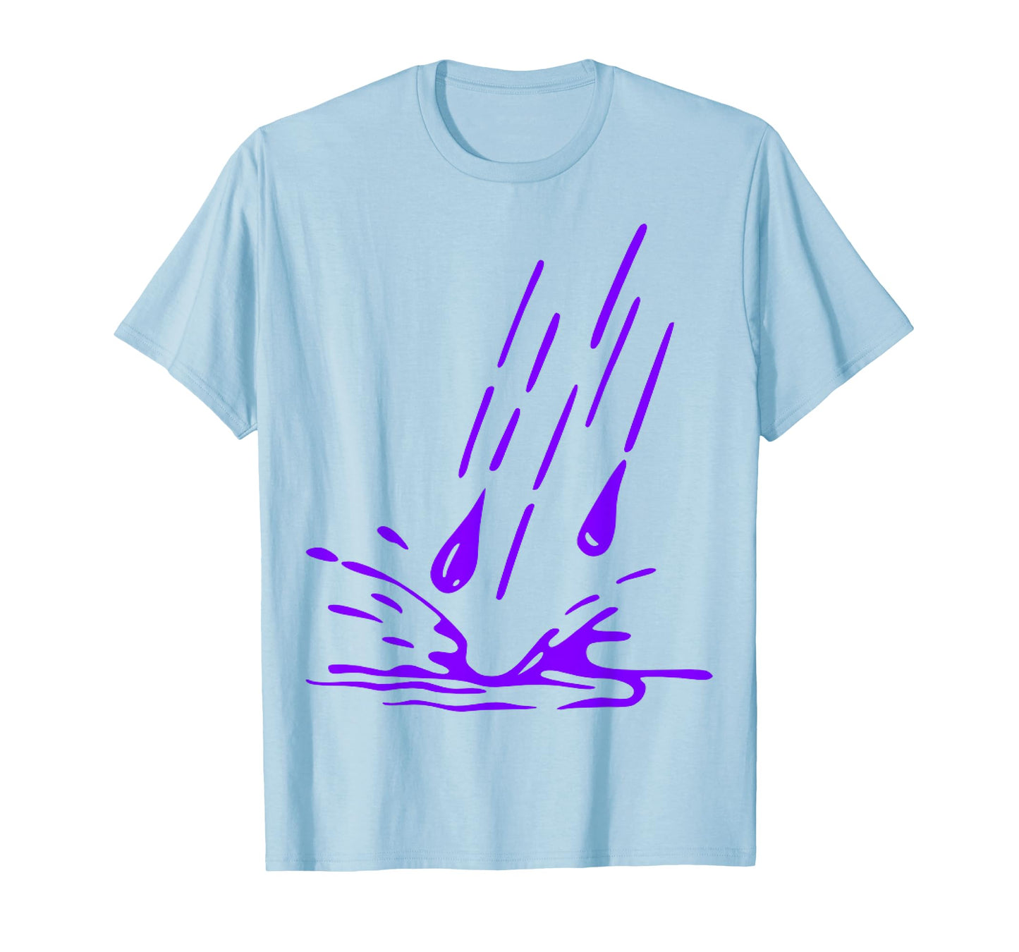 Raindrops Are Purple T Shirt 2 T-Shirt