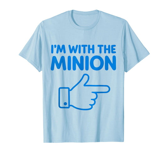 I'm with The Minion Costume Family Lazy Easy Halloween T-Shirt