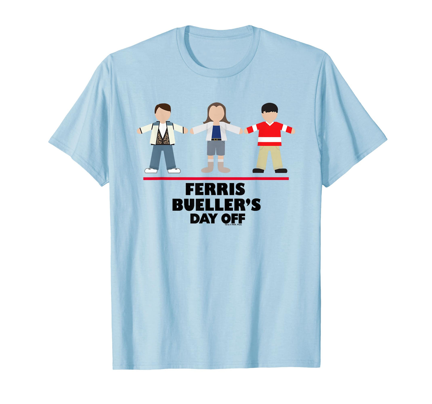 Ferris Bueller's Day Off Sloane & Cameron Cartoon Trio T-Shirt