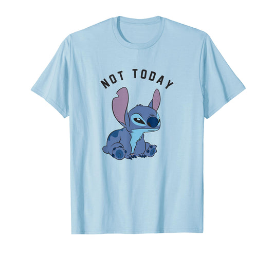 Disney Lilo & Stitch Not Today Sleepy Stitch Portrait T-Shirt