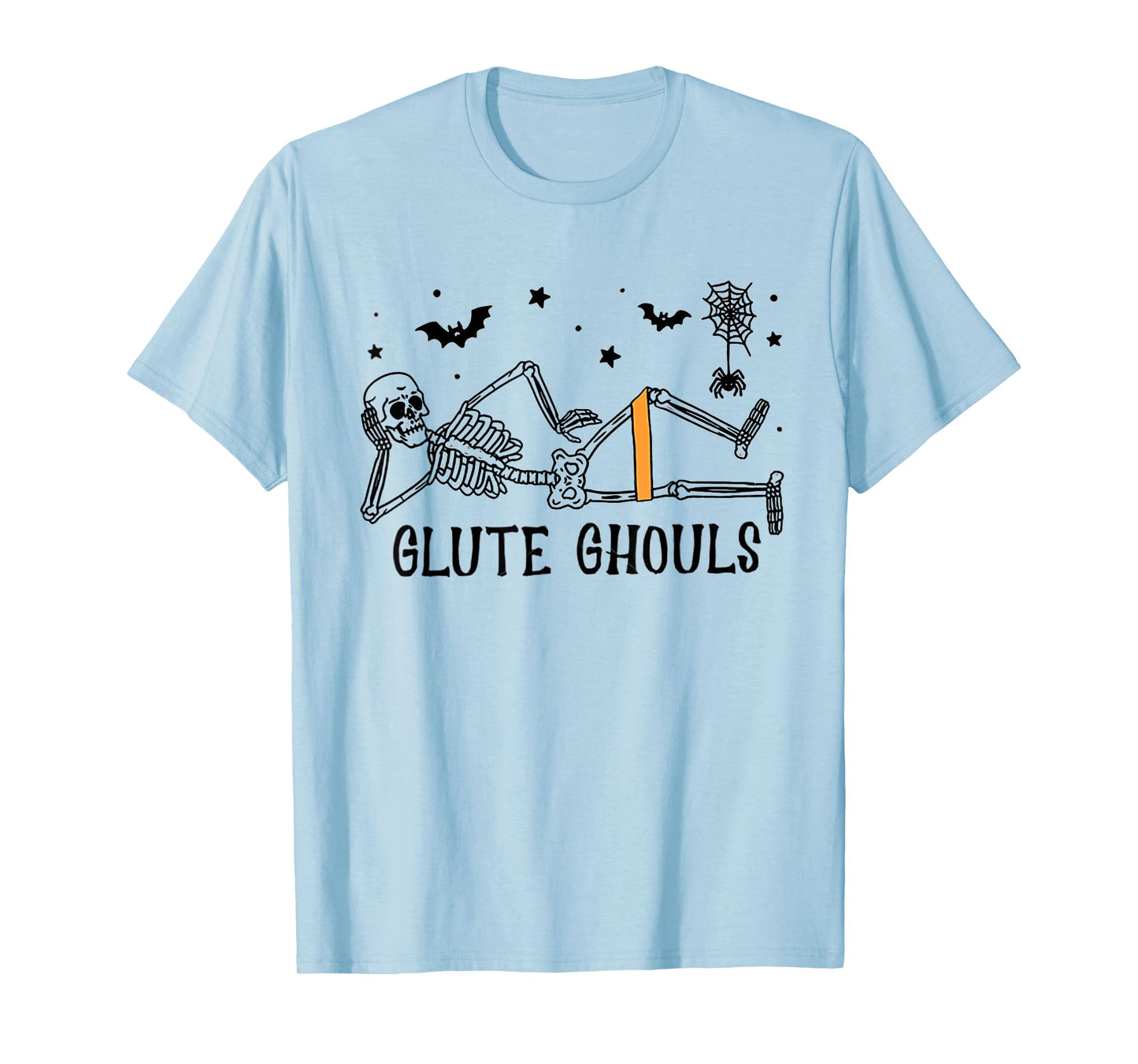 Glute Ghouls Fall Physical Therapy Halloween Spooky Season T-Shirt