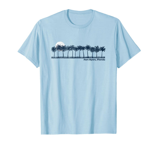 Fort Myers Vintage 70s Retro Throwback Design T-Shirt