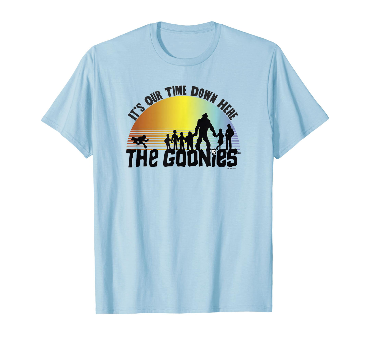 The Goonies It's Our Time Down Here Rainbow Silhouette T-Shirt