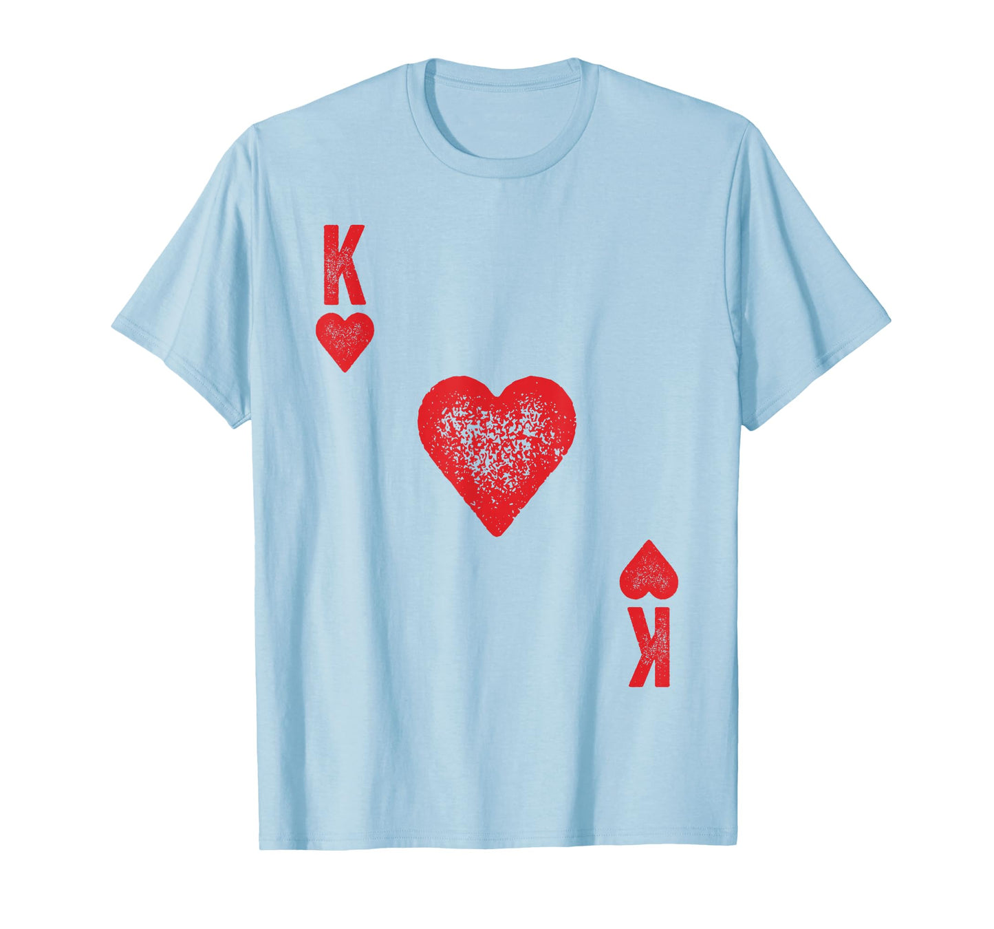 King of Hearts Shirt Adult Men Women Kids Card Costume T-Shirt