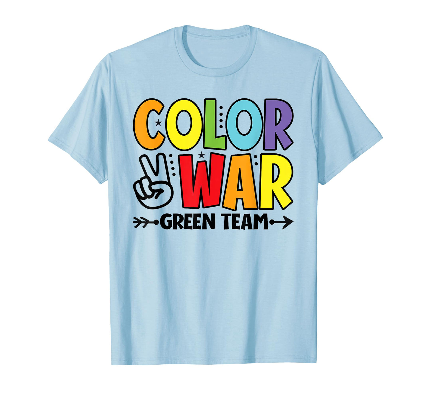 Color War Green Team Sleepaway Summer Camp Game T-Shirt