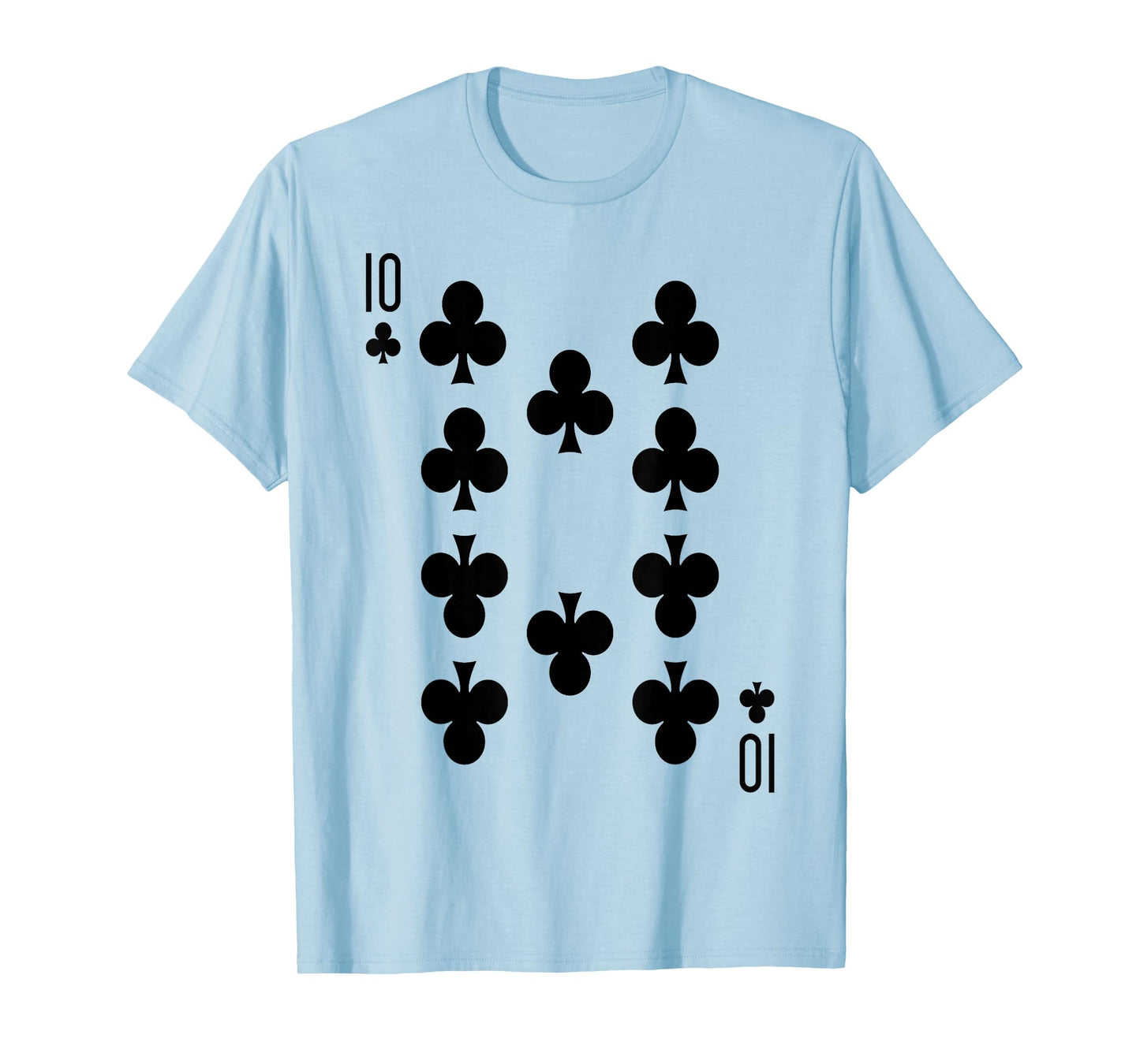 Ten of Clubs | Royal Flush Group Costume Playing Card T-Shirt