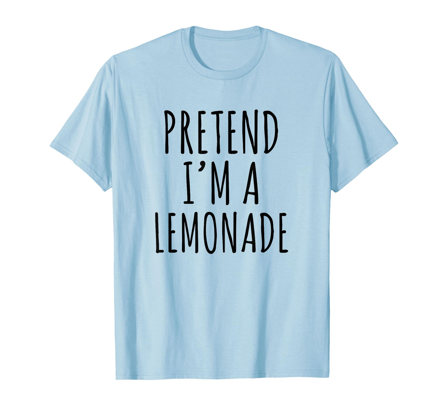 Lazy Halloween Costume Pretend I'm A Lemonade Simple T-Shirt