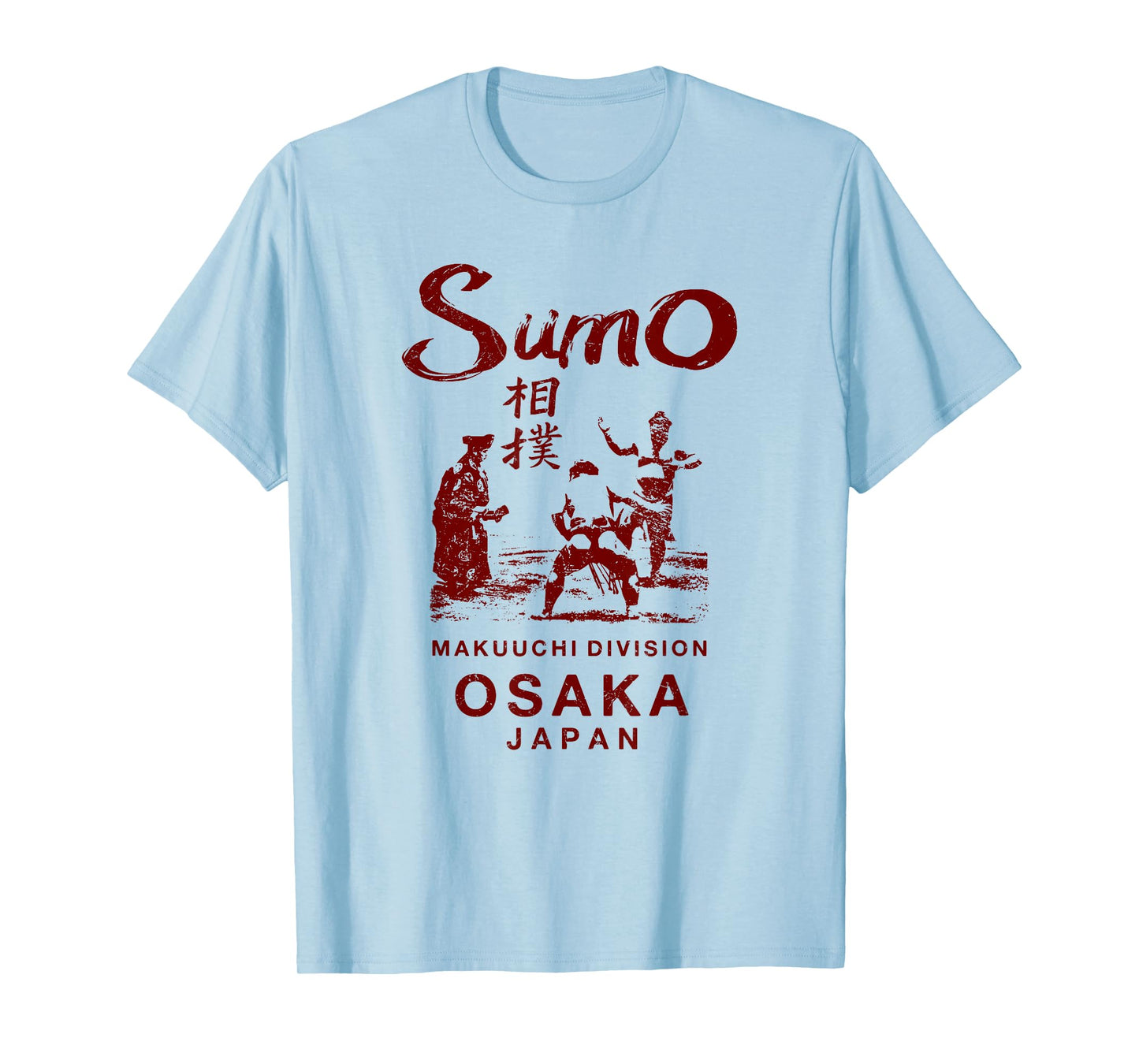 Sumo Wrestling Japan Osaka Japanese Vintage T-Shirt