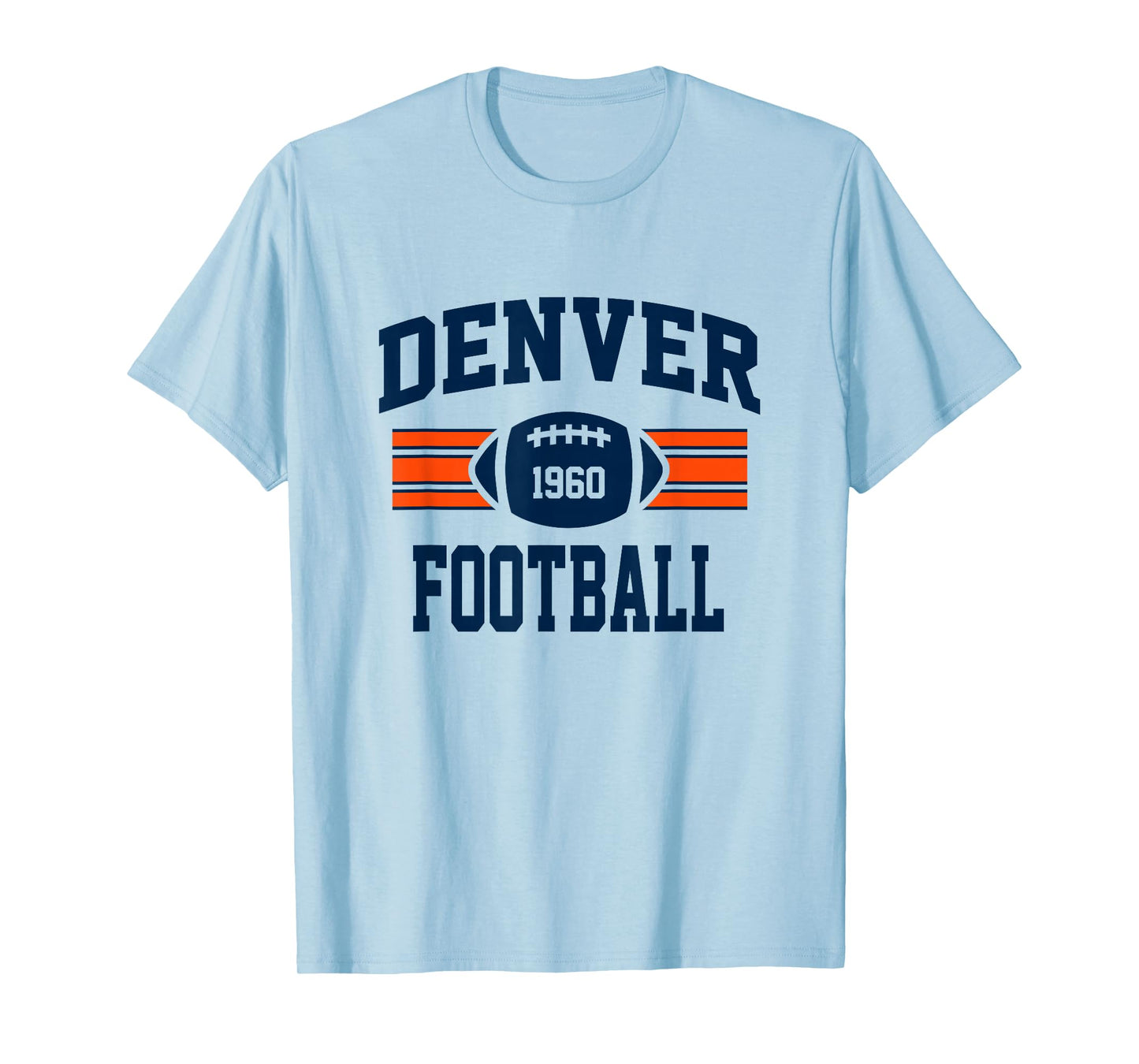 Denver Football Athletic Vintage Sports Team Fan Gift T-Shirt