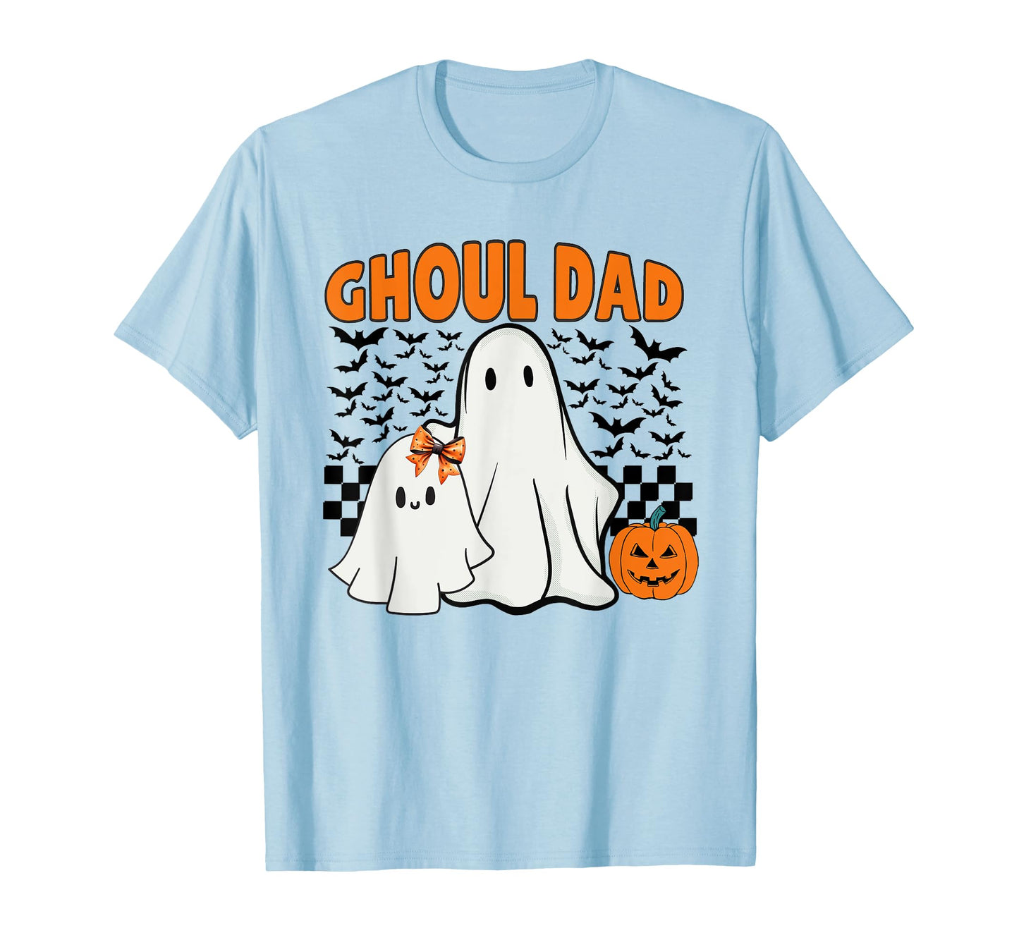 Ghoul Dad Halloween Ghost Spooky Season Retro Daddy T-Shirt