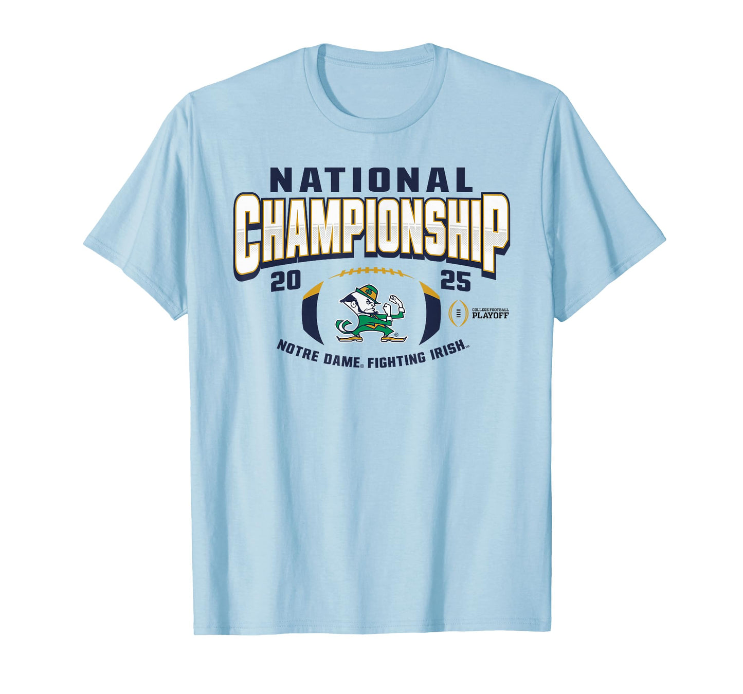 Notre Dame Fighting Irish National Championship 2025 Logo T-Shirt