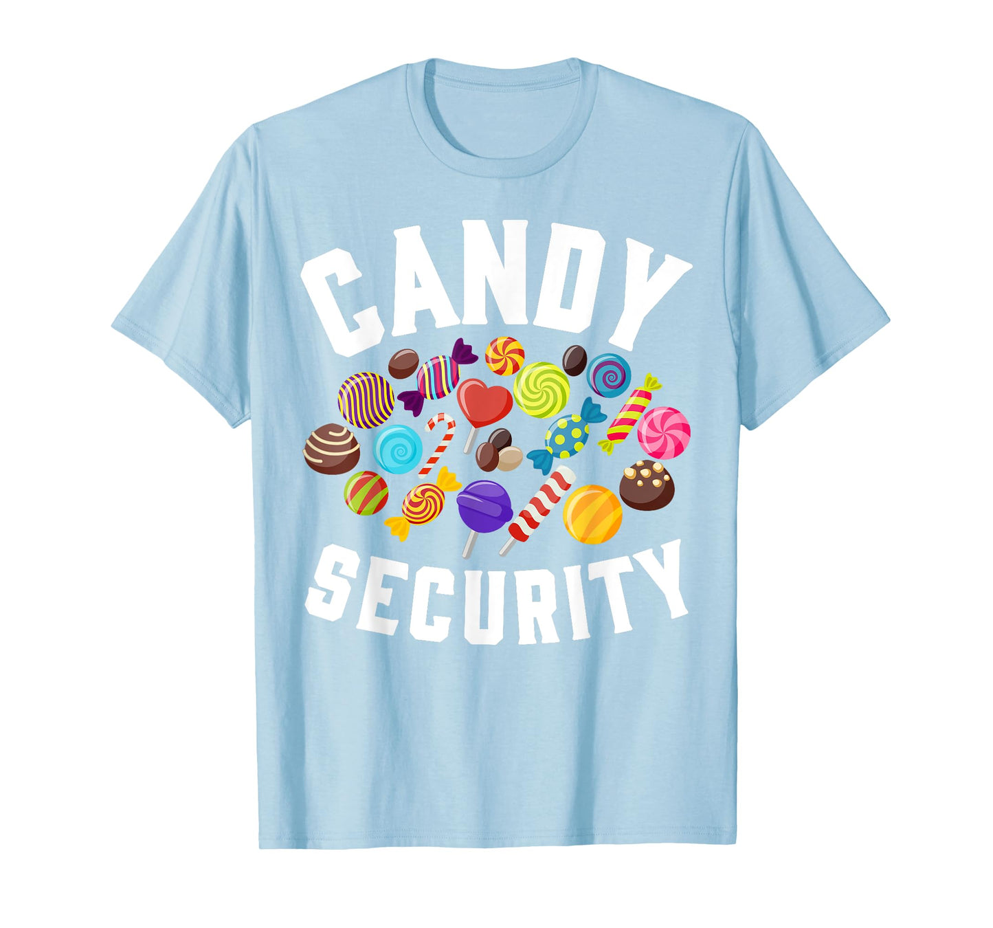 Candy Security Funny Parents Halloween Party Costume T-Shirt