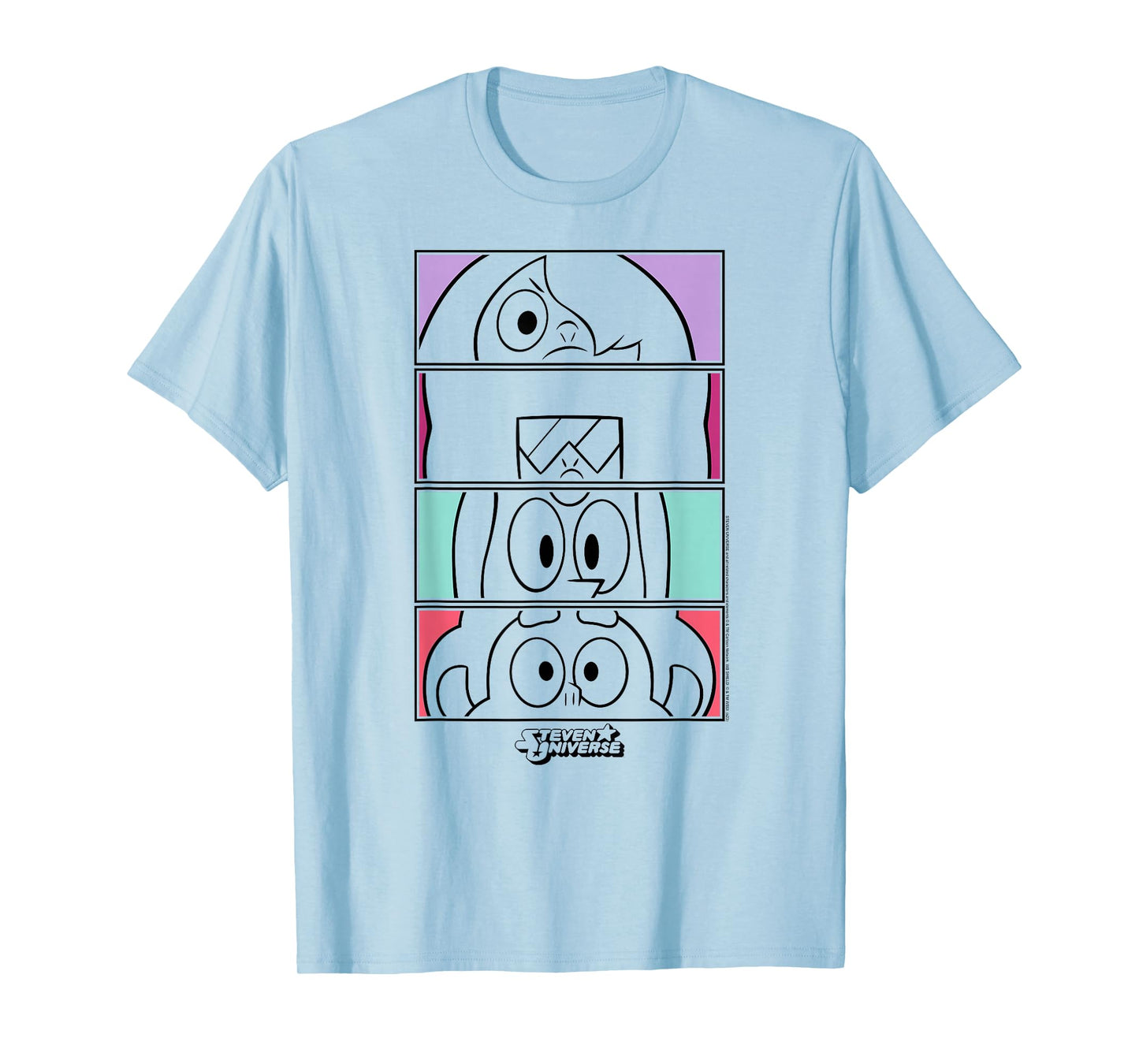 Steven Universe Eyes on You Character Close-Ups Cartoon T-Shirt