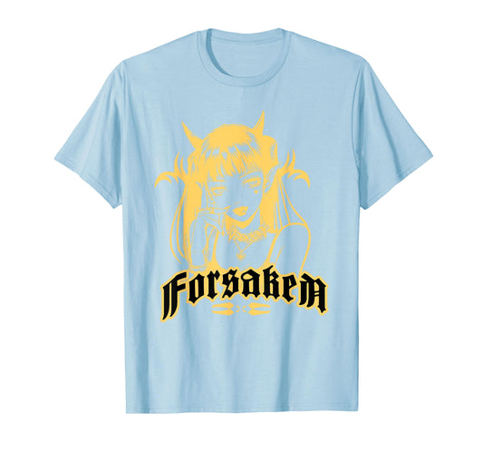 Forsaken Gothic Anime Art Girl Aesthetic Punk Rocker Lover T-Shirt