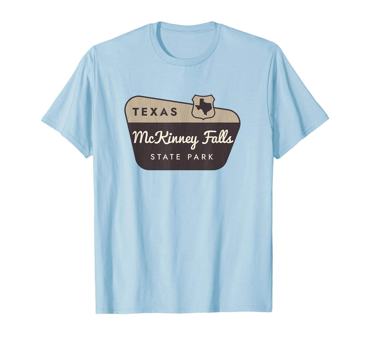 McKinney Falls State Park Texas TX Welcome Sign Vacation T-Shirt