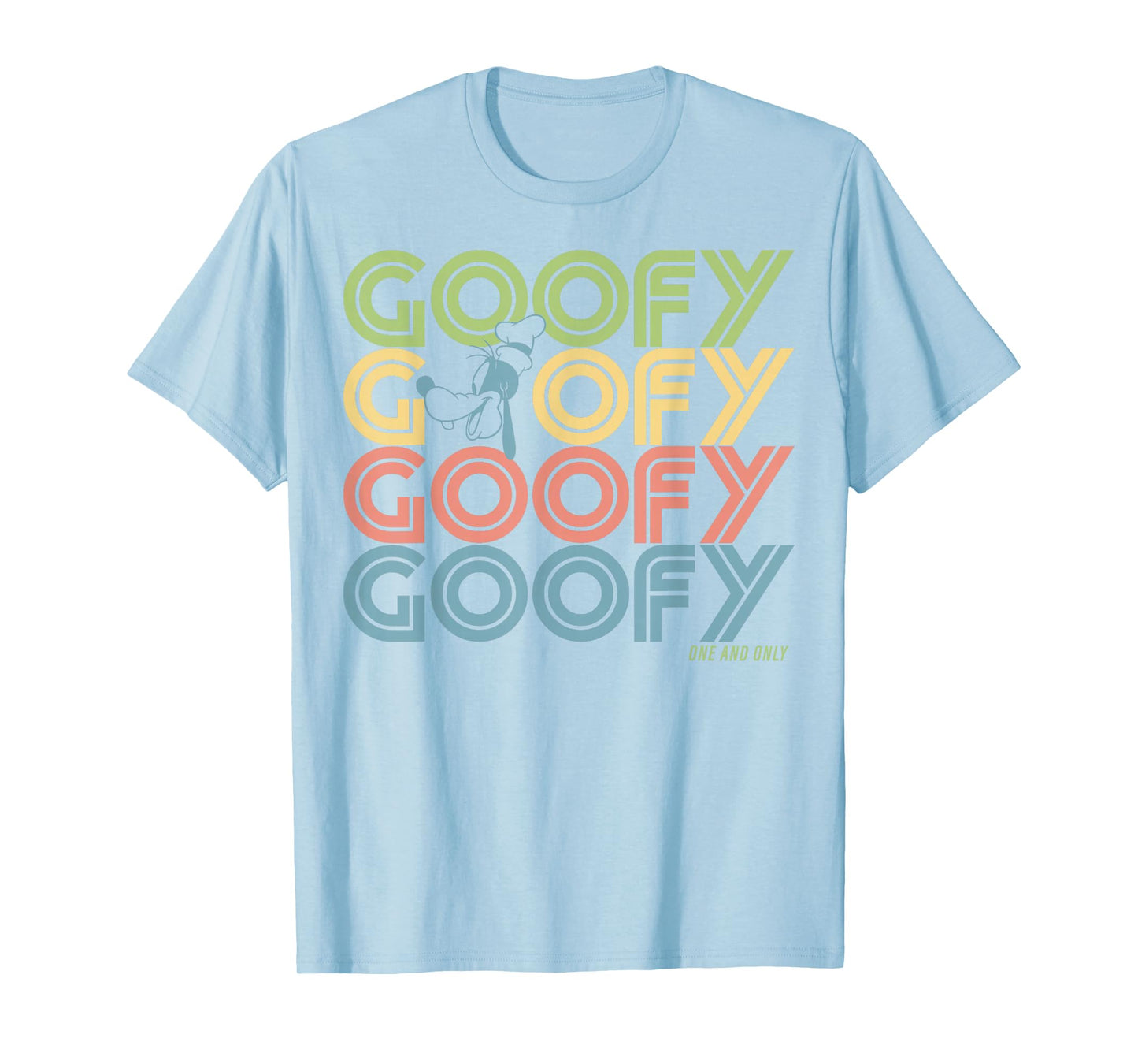 Disney Goofy Retro Name Stack T-Shirt