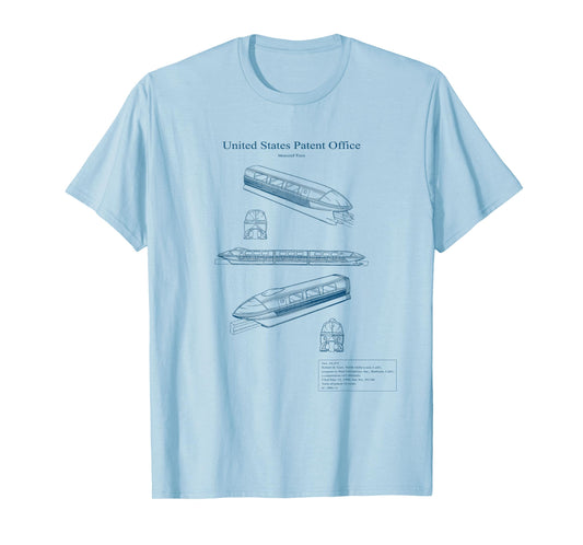 Monorail Blue Print Tee T-Shirt