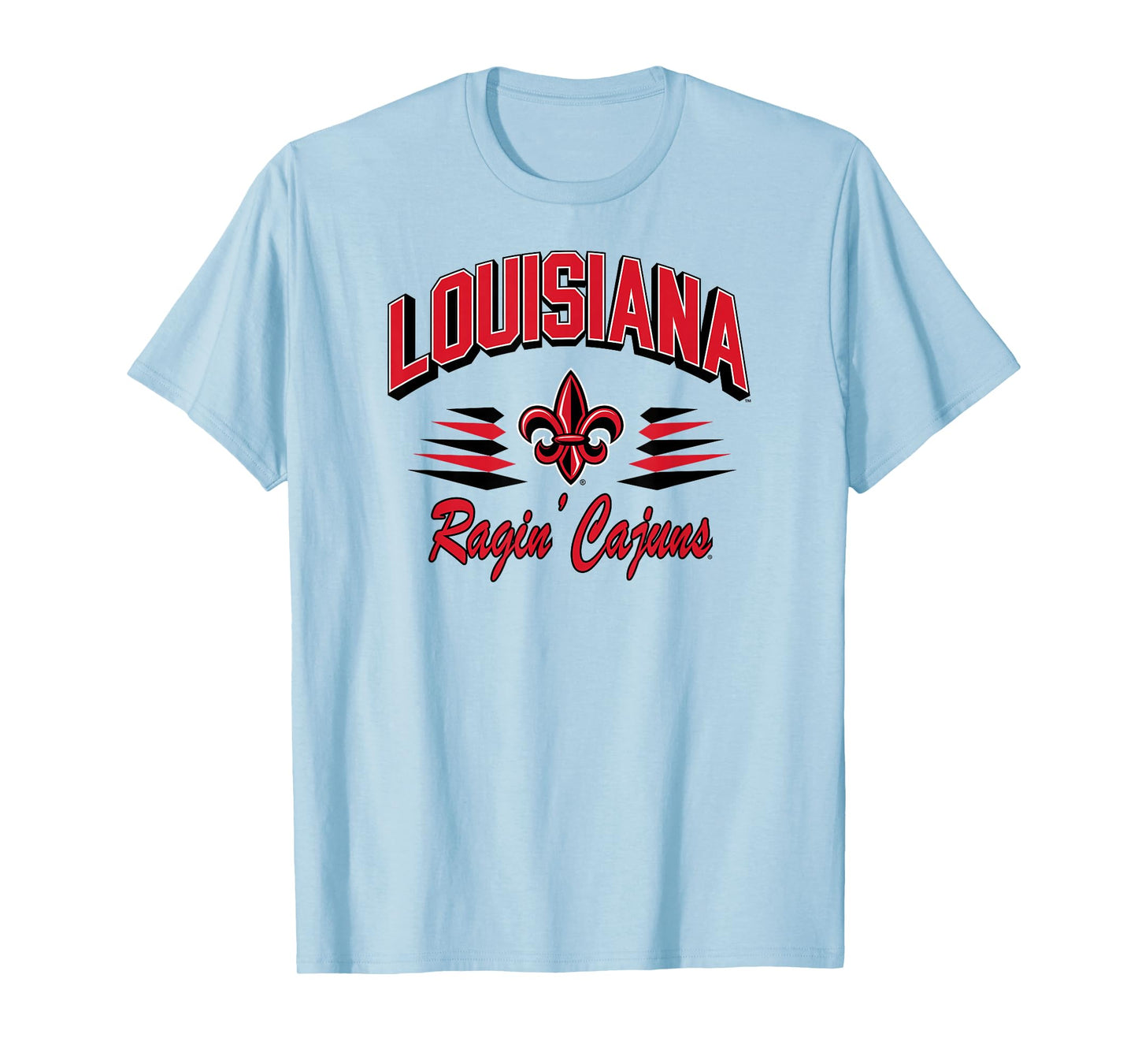 Louisiana Lafayette Ragin' Cajuns Retro Diamond Gray T-Shirt