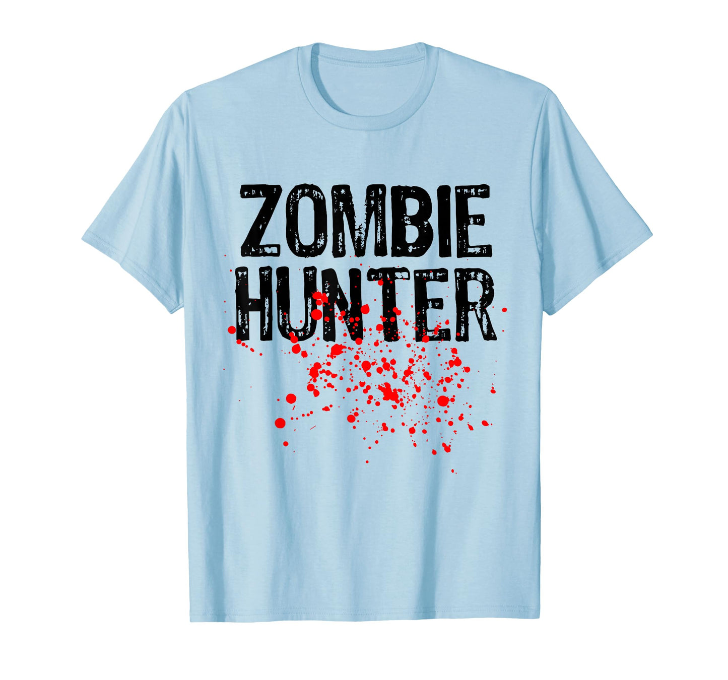Zombie Hunter Halloween Costume Lazy Easy T-Shirt