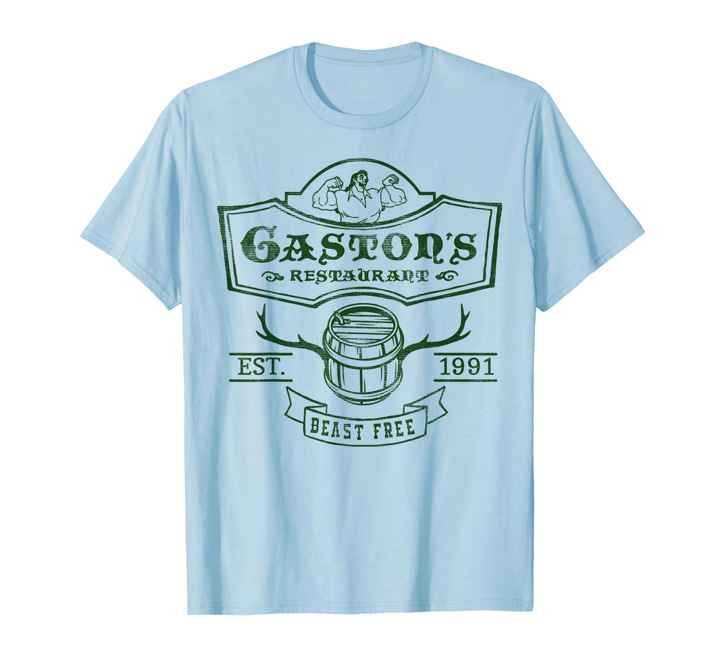 Disney Beauty and the Beast Gaston's Pub Graphic T-Shirt T-Shirt