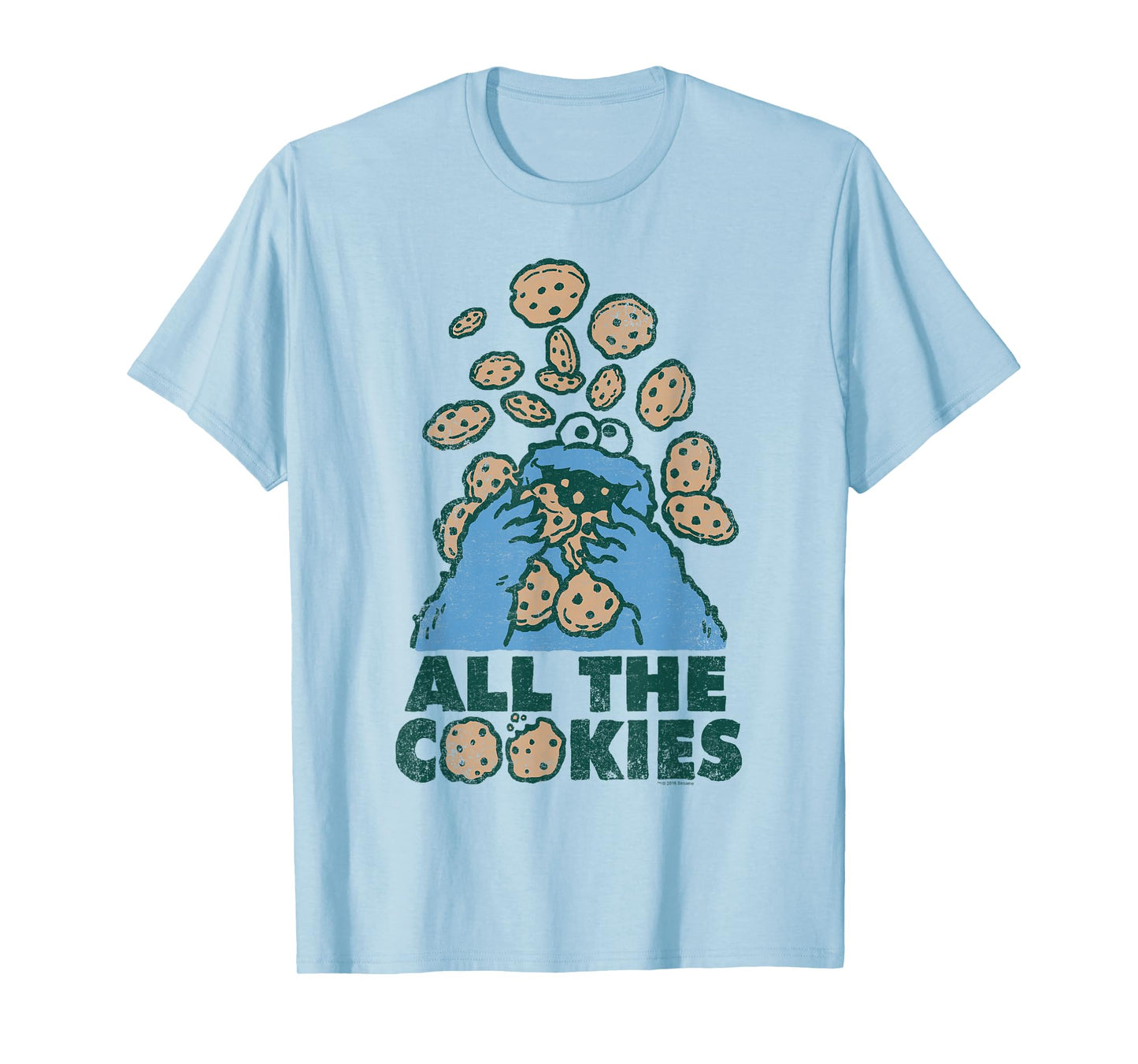 Sesame Street Cookie Monster All the Cookies T-Shirt